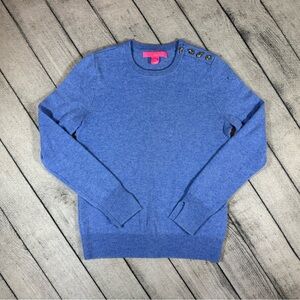 Lilly Pulitzer Women’s Sweater, Sz. XS, 100% Cashmere, Light Blue, EUC